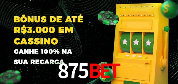 875Bet melhor bônus de depósito